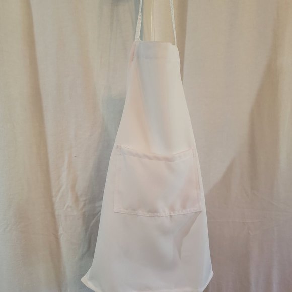 Kids White Chef Apron and Chef Hat Set - Picture 2 of 4